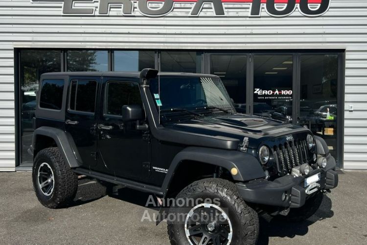 Jeep Wrangler JKU RUBICON 2.8 CRD 200 cv Boîte auto - <small></small> 44.990 € <small>TTC</small> - #1