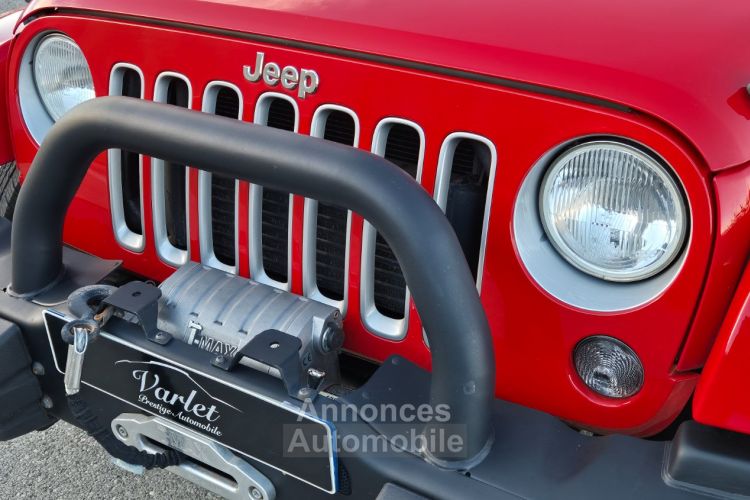 Jeep Wrangler SUPERBE JEEP WRANGLER 2.8 CRD 200ch BVA SAHARA HARD TOP MODULAIRE EN DUR PARE BUFFLE TREUIL ALPINE CUIR 18 CLIM AUTO GPS... ORIGINE FRANCE SUIVI JEEP - <small></small> 35.990 € <small>TTC</small> - #3