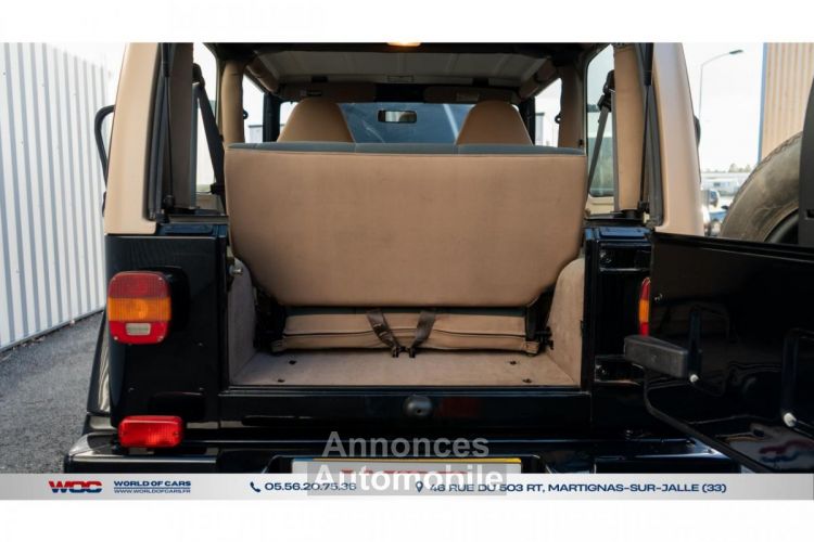 Jeep Wrangler TJ 4.0 177 Sahara - <small></small> 19.990 € <small>TTC</small> - #18