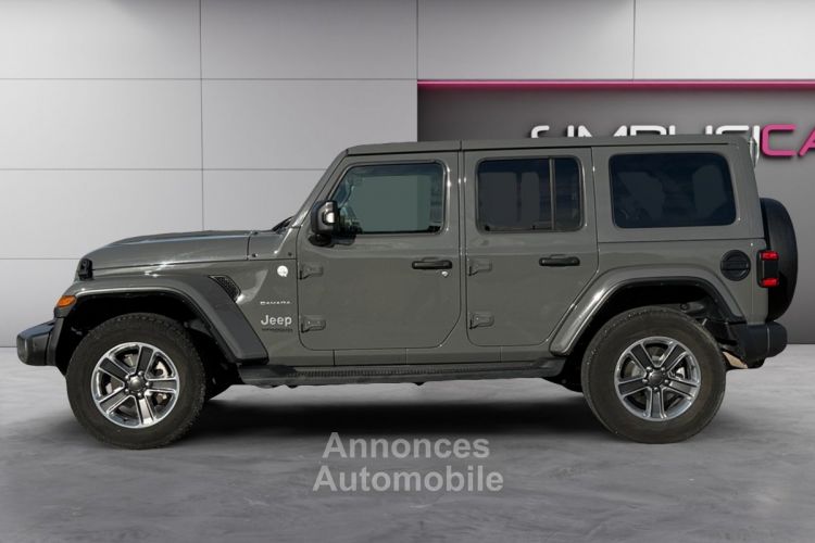 Jeep Wrangler Unlimited 2.2 l MultiJet AdBlue 200 ch 4x4 BVA8 Sahara SUIVI JEEP/ATTELAGE/CARPLAY/GARANTIE 12 MOIS - <small></small> 47.980 € <small>TTC</small> - #6