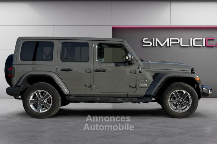 Jeep Wrangler Unlimited 2.2 l MultiJet AdBlue 200 ch 4x4 BVA8 Sahara SUIVI JEEP/ATTELAGE/CARPLAY/GARANTIE 12 MOIS - <small></small> 47.980 € <small>TTC</small> - #9