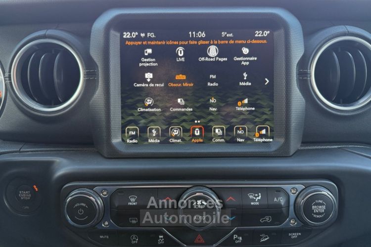 Jeep Wrangler Unlimited 2.2 l MultiJet AdBlue 200 ch 4x4 BVA8 Sahara SUIVI JEEP/ATTELAGE/CARPLAY/GARANTIE 12 MOIS - <small></small> 47.980 € <small>TTC</small> - #19