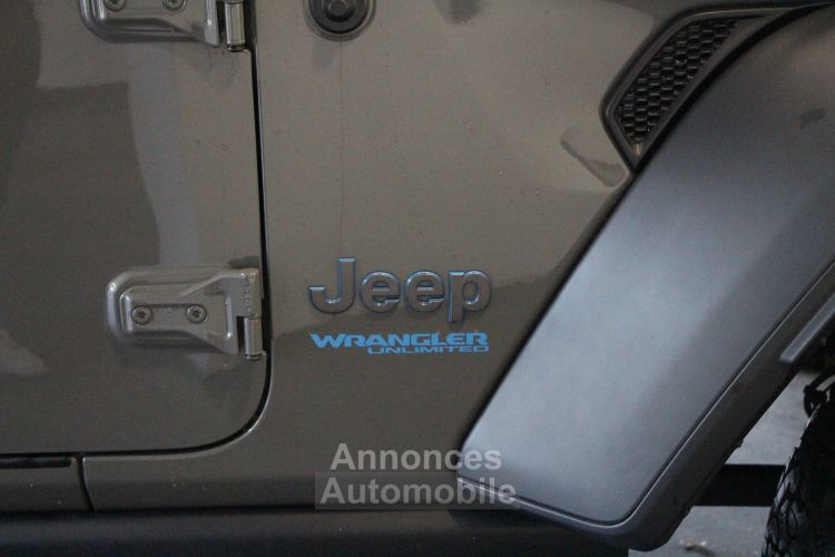 Jeep Wrangler Unlimited 4xe 2.0 l T 380 ch PHEV 4x4 BVA8 Rubicon - <small>A partir de </small>1.090 EUR <small>/ mois</small> - #30