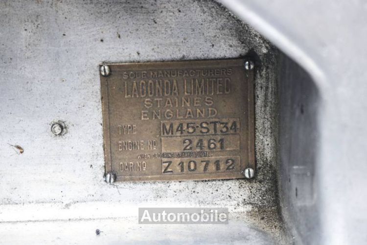 Lagonda M45 4.5 Litre M 45 R Rapide - Prix sur Demande - #26