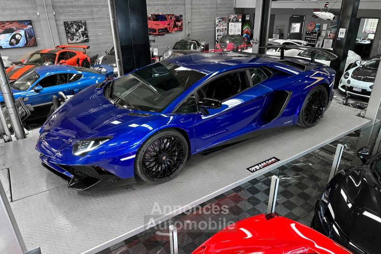 Lamborghini Aventador Lamborghini Aventador SV V12 750-4 – BLU SIDERIS – AD PERSONAM – 1 Of 600 - <small></small> 445.000 € <small>TTC</small> - #1