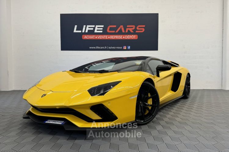 Lamborghini Aventador Spyder LP 740-4 S Roadster Céramique 2018 741ch Française entretien garantie 12 mois - <small></small> 374.990 € <small>TTC</small> - #1