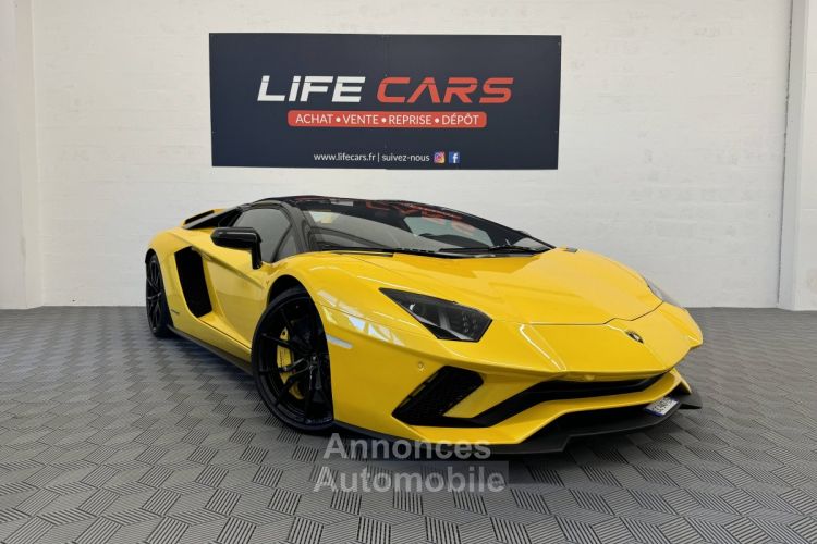 Lamborghini Aventador Spyder LP 740-4 S Roadster Céramique 2018 741ch Française entretien garantie 12 mois - <small></small> 374.990 € <small>TTC</small> - #4