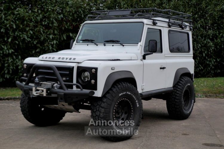 Land Rover Defender 90 2.4 TD4 S 2 places ctte - Kit réhuasse - Treuil - Pack LED - Attelage - Première main - <small></small> 44.990 € <small>TTC</small> - #1