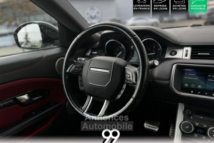 Land Rover Range Rover EVOQUE Evoque Cabriolet - Black pack sièges av massants chauffants et climatisés livraison re - <small></small> 30.990 € <small>TTC</small> - #14