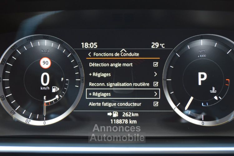 Land Rover Range Rover MAGNIFIQUE RANGE ROVER L405 4.4 SDV8 340ch AUTOBIOGRAPHY BVA8 2EME MAIN VALEUR NEUF + DE 155Ke LED SIEGES MASSANTS SOFTCLOSE TOIT PANO MERIDIAN PACK B - <small></small> 57.990 € <small>TTC</small> - #17