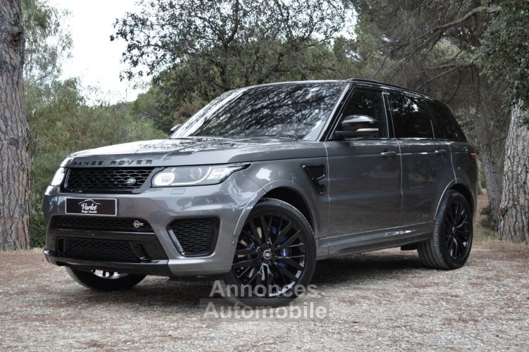 Land Rover Range Rover Sport MAGNIFIQUE RANGE ROVER SPORT SVR 5.0 V8 SC 550ch BVA8 2EME MAIN VALEUR NEUF + DE 157Ke LED SIEGES SPORT SOFTCLOSE TOIT PANO MERIDIAN CARBONE PACK BLAC - <small></small> 69.990 € <small>TTC</small> - #4