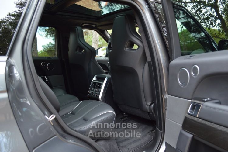 Land Rover Range Rover Sport MAGNIFIQUE RANGE ROVER SPORT SVR 5.0 V8 SC 550ch BVA8 2EME MAIN VALEUR NEUF + DE 157Ke LED SIEGES SPORT SOFTCLOSE TOIT PANO MERIDIAN CARBONE PACK BLAC - <small></small> 69.990 € <small>TTC</small> - #39