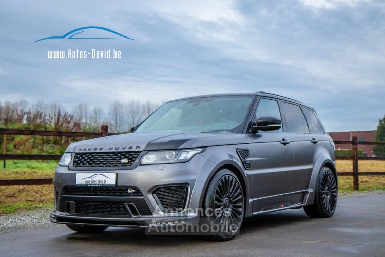 Land Rover Range Rover Sport SVR Mansory 5.0 V8 Supercharged 550PK 4X4 - LICHTE VRACHT - PANO DAK - MERIDIAN - TREKHAAK - LUCHTVERING - <small></small> 52.999 € <small>TTC</small> - #1