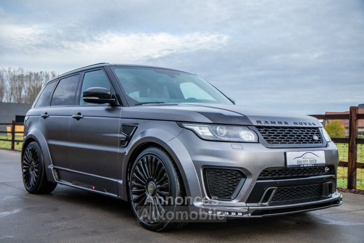 Land Rover Range Rover Sport SVR Mansory 5.0 V8 Supercharged 550PK 4X4 - LICHTE VRACHT - PANO DAK - MERIDIAN - TREKHAAK - LUCHTVERING - <small></small> 52.999 € <small>TTC</small> - #3