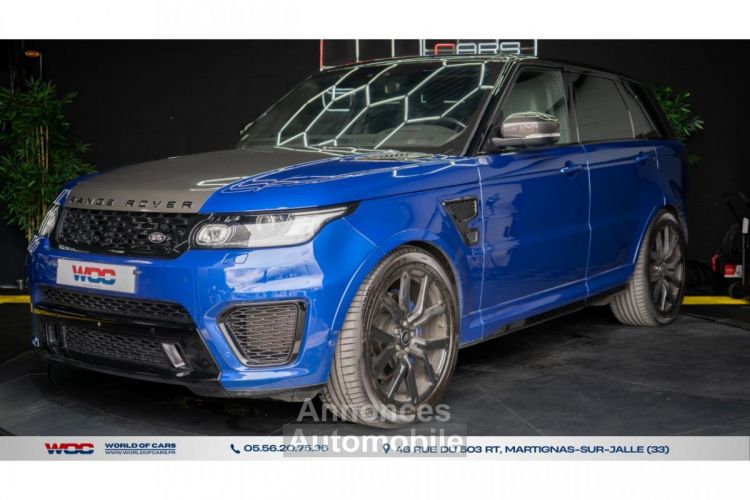 Land Rover Range Rover SPORT SVR PACK CARBONE BLEU ESTORIL 550CH - <small></small> 79.990 € <small>TTC</small> - #1