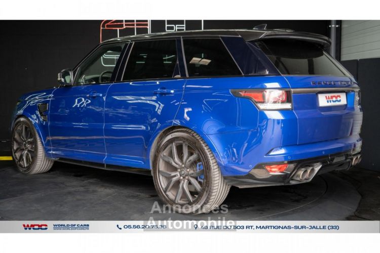 Land Rover Range Rover SPORT SVR PACK CARBONE BLEU ESTORIL 550CH - <small></small> 79.990 € <small>TTC</small> - #6