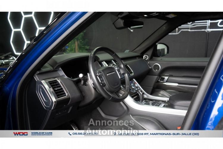 Land Rover Range Rover SPORT SVR PACK CARBONE BLEU ESTORIL 550CH - <small></small> 79.990 € <small>TTC</small> - #8