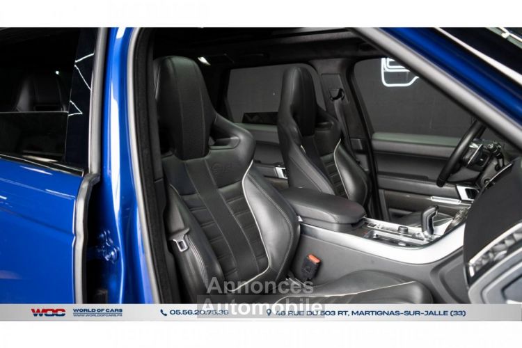 Land Rover Range Rover SPORT SVR PACK CARBONE BLEU ESTORIL 550CH - <small></small> 79.990 € <small>TTC</small> - #9