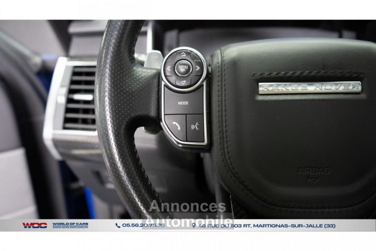 Land Rover Range Rover SPORT SVR PACK CARBONE BLEU ESTORIL 550CH - <small></small> 79.990 € <small>TTC</small> - #22