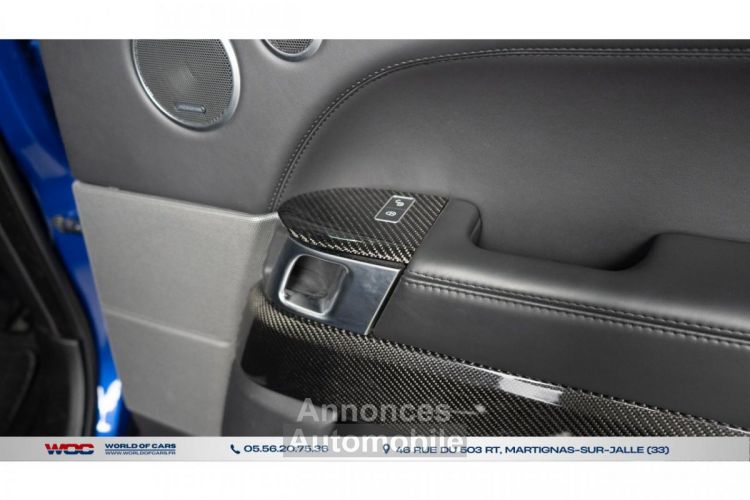 Land Rover Range Rover SPORT SVR PACK CARBONE BLEU ESTORIL 550CH - <small></small> 79.990 € <small>TTC</small> - #41