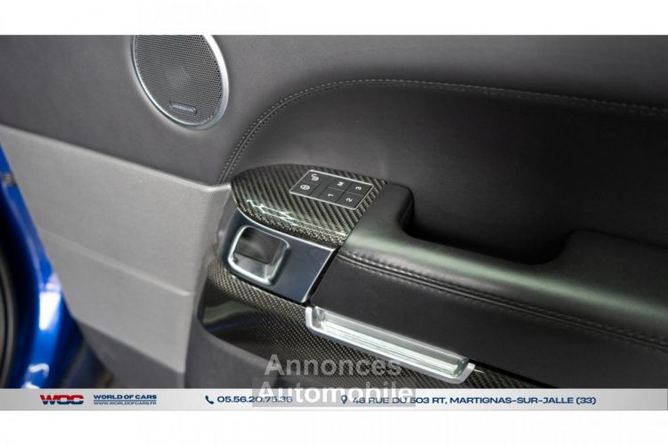 Land Rover Range Rover SPORT SVR PACK CARBONE BLEU ESTORIL 550CH - <small></small> 79.990 € <small>TTC</small> - #43