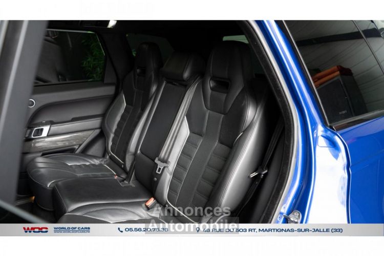 Land Rover Range Rover SPORT SVR PACK CARBONE BLEU ESTORIL 550CH - <small></small> 79.990 € <small>TTC</small> - #44