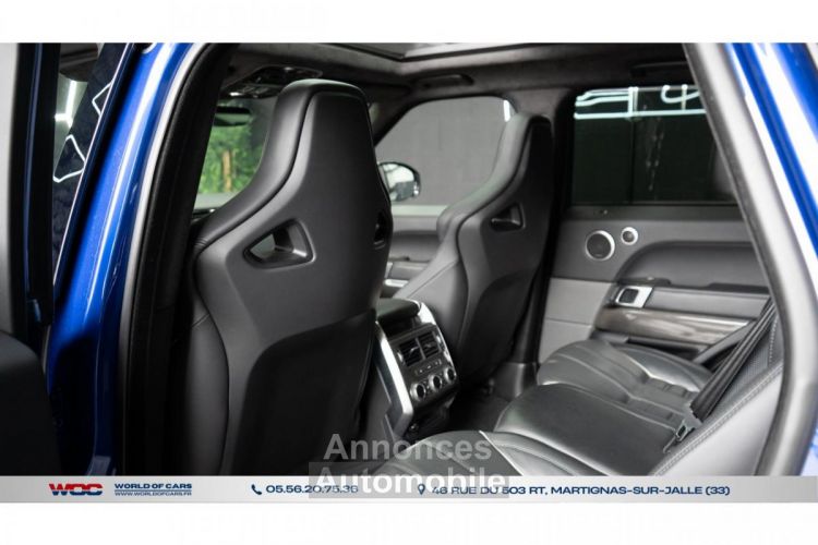 Land Rover Range Rover SPORT SVR PACK CARBONE BLEU ESTORIL 550CH - <small></small> 79.990 € <small>TTC</small> - #45