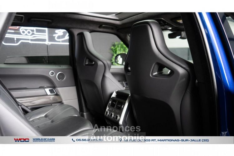 Land Rover Range Rover SPORT SVR PACK CARBONE BLEU ESTORIL 550CH - <small></small> 79.990 € <small>TTC</small> - #51