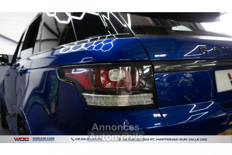 Land Rover Range Rover SPORT SVR PACK CARBONE BLEU ESTORIL 550CH - <small></small> 79.990 € <small>TTC</small> - #82