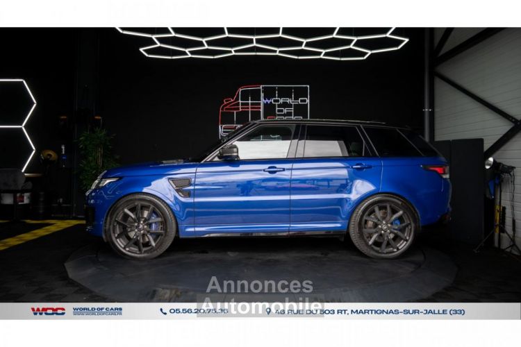 Land Rover Range Rover SPORT SVR PACK CARBONE BLEU ESTORIL 550CH - <small></small> 79.990 € <small>TTC</small> - #85