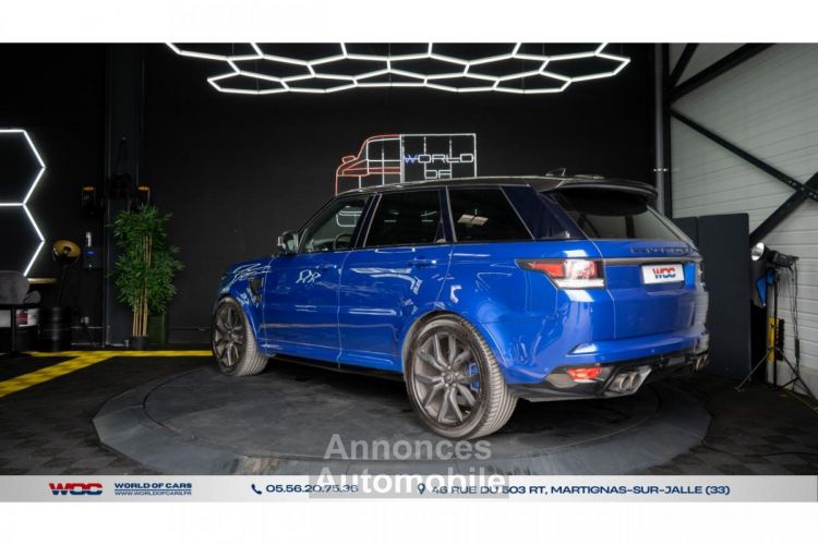 Land Rover Range Rover SPORT SVR PACK CARBONE BLEU ESTORIL 550CH - <small></small> 79.990 € <small>TTC</small> - #86