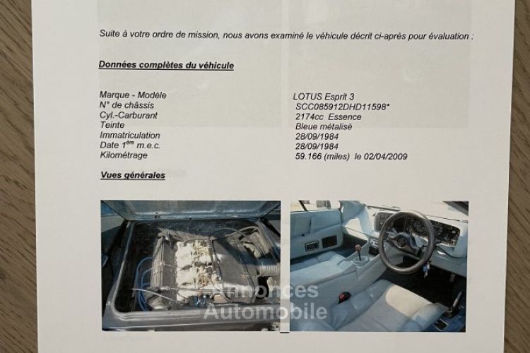 Lotus Esprit S3 - <small></small> 24.900 € <small>TTC</small> - #73