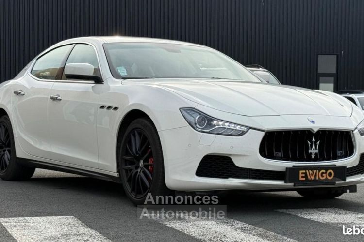 Maserati Ghibli 3.0 V6 410Cv Q4 BVA S&S SIEGES VENTILES + CHAUFFANTS MOTEUR CHAINE TRES FAI... - <small></small> 39.980 € <small>TTC</small> - #9