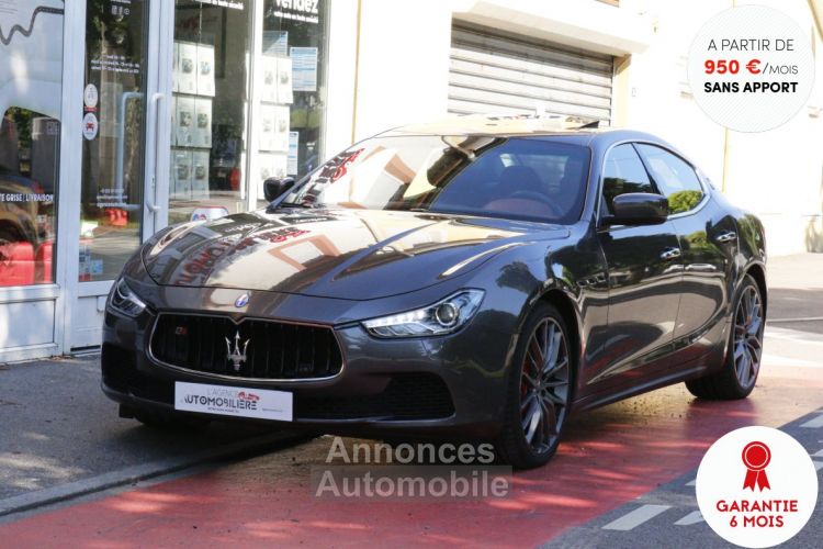 Maserati Ghibli III 3.0 V6 410 S Q4 BVA8 (Toit ouvrant, Sièges électriques, chauffants et à mémoire) - <small></small> 47.990 € <small>TTC</small> - #1