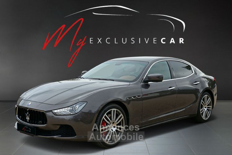 Maserati Ghibli V6 S Q4 - 1ère Main MASERATI Lyon - Pack Sport + Business + Premium + Confort + Carbone - Révisée 11/2023 - Gar. 12 Mois - <small></small> 52.950 € <small>TTC</small> - #1