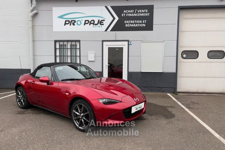 Mazda MX-5 MX 5 2.0i 160CV ROADSTER SPORTLINE / 1E MAIN / BOSE / ROUGE RUBIS / SUIVI FULL / LEDS /GPS/DAB - <small></small> 20.990 € <small>TTC</small> - #4