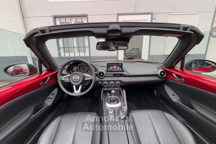 Mazda MX-5 MX 5 2.0i 160CV ROADSTER SPORTLINE / 1E MAIN / BOSE / ROUGE RUBIS / SUIVI FULL / LEDS /GPS/DAB - <small></small> 20.990 € <small>TTC</small> - #14