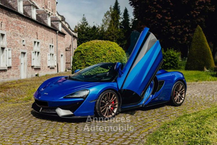 McLaren 570S Spider-Vega Blue-Xpel-Vat refundable-like new - <small></small> 163.570 € <small>TTC</small> - #4