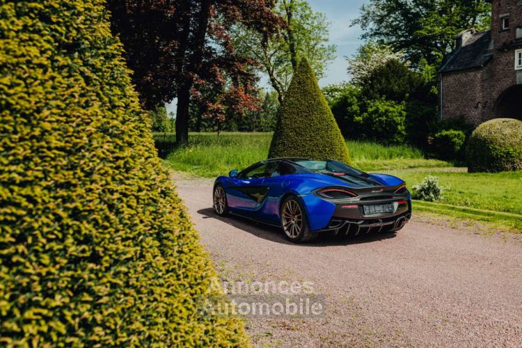 McLaren 570S Spider-Vega Blue-Xpel-Vat refundable-like new - <small></small> 163.570 € <small>TTC</small> - #9