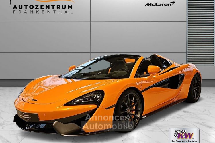 McLaren 570S V8 3.8 570S Spider LED Carbon Orage Ventura GPS Garantie McLaren 02/2025 - <small></small> 195.990 € <small>TTC</small> - #1