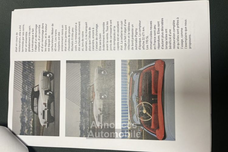 Mercedes 190 SL - <small></small> 139.000 € <small>TTC</small> - #84