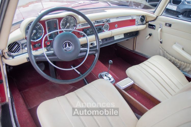 Mercedes 280 SL Pagoda Automaat - OLDTIMER - HISTORIEK - CABRIO - LEDER - RADIO - <small></small> 71.999 € <small>TTC</small> - #24