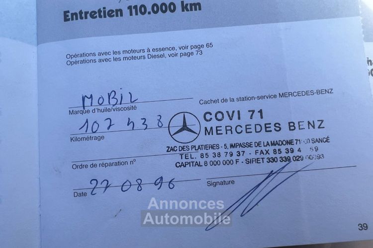 Mercedes 500 SE 1ere Main ETAT EXCEPTIONNEL DE CONSERVATION - <small></small> 22.000 € <small></small> - #53
