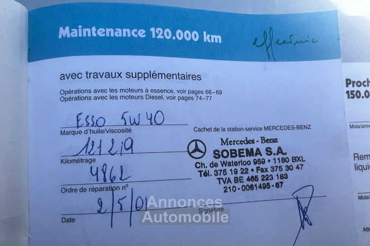 Mercedes 500 SE 1ere Main ETAT EXCEPTIONNEL DE CONSERVATION - <small></small> 22.000 € <small></small> - #54