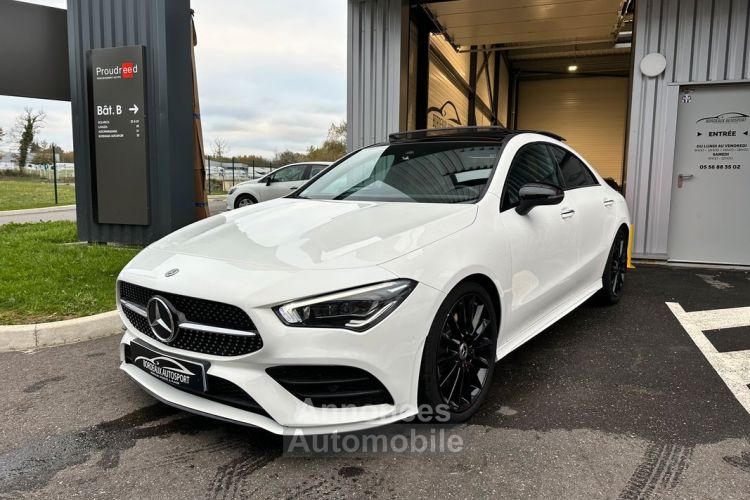 Mercedes CLA Classe Mercedes 200 163ch AMG Line 7G-DCT Toit Ouvrant CarPlay & AndroidAuto JA 19 Black Pack Sport Premium Plus 1ère main française - <small></small> 33.990 € <small>TTC</small> - #1