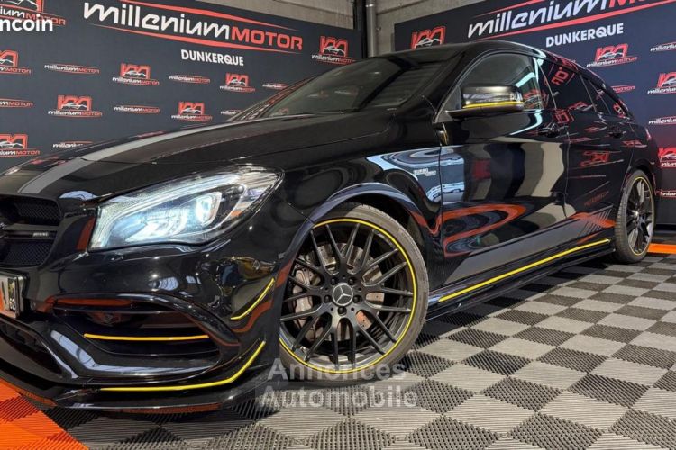 Mercedes CLA Shooting Brake Mercedes 45 amg yellow nigth edition 2.0 380 cv 4matic speedshift dct garantie - <small></small> 40.490 € <small>TTC</small> - #1