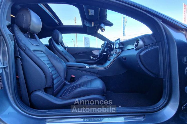 Mercedes Classe C 220 COUPE PACK AMG PANO Bte AUTO FULL LED CAMERA EU6b - <small></small> 23.990 € <small>TTC</small> - #9