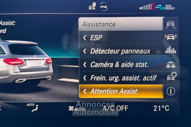 Mercedes Classe C BREAK AMG Line 194 ch 220d 9G-Tronic Sièges électriques chauffants Camera Virtual Cockpit - <small></small> 34.990 € <small>TTC</small> - #19