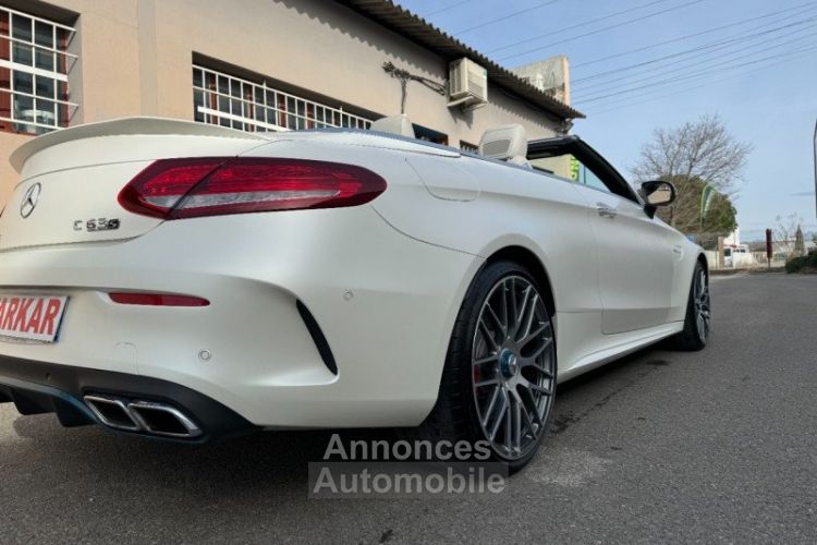 Mercedes Classe C CABRIOLET 63 AMG S 510CH SPEEDSHIFT MCT 2018 - <small></small> 99.900 € <small>TTC</small> - #7