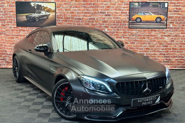 Mercedes Classe C Coupe Sport Mercedes 63 AMG S Coupé facelift V8 4.0 510 cv EDITION 1 ( C63S AMGS C63 ) GRIS GRAPHITE DESIGNO SIEGES PERF 1ERE MAIN FRANCAISE - <small></small> 76.990 € <small>TTC</small> - #1